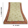 Sanskriti Vintage Sarees Cotton Silk Embroidered Hand-Painted Kota Sari Sustainable Fabric