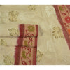 Sanskriti Vintage Sarees Cotton Silk Embroidered Hand-Painted Kota Sari Sustainable Fabric