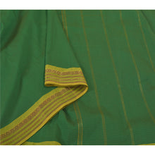 Load image into Gallery viewer, Sanskriti Vintage Green Sarees Cotton Woven Ilkal Premium Sari 5 Yard Fabric

