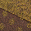 Sanskriti Vintage Brown Indian Sarees Art Silk Woven Premium Sari Craft Sustainable Fabric