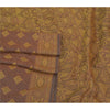Sanskriti Vintage Brown Indian Sarees Art Silk Woven Premium Sari Craft Sustainable Fabric