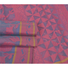 Load image into Gallery viewer, Sanskriti Vintage Blue Sarees Pure Organza Silk Woven Premium Sari Fabric
