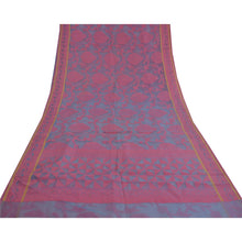 Load image into Gallery viewer, Sanskriti Vintage Blue Sarees Pure Organza Silk Woven Premium Sari Fabric
