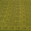 Sanskriti Vintage Green Sarees Art Silk Woven Premium Sari Craft 5 Yard Sustainable Fabric