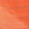 Sanskriti Vintage Peach Sarees 100% Pure Cotton Hand-Woven Tant Sari Sustainable Fabric