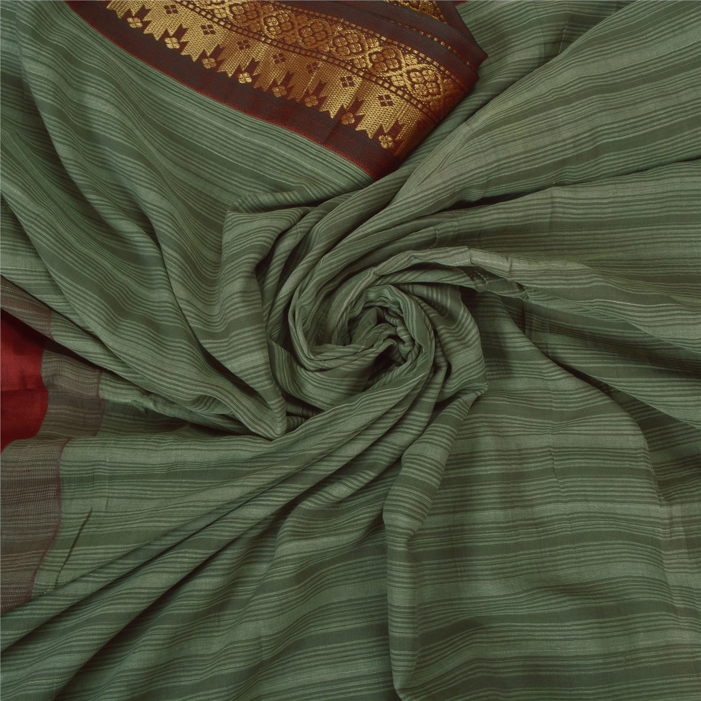 Санскритские винтажные индийские сари из хлопка и шелка, ткань Zari Sari Craft, 5 ярдов, устойчивая ткань