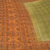 Sanskriti Vintage Green Indian Sarees 100% Pure Silk Printed Sari Craft Sustainable Fabric