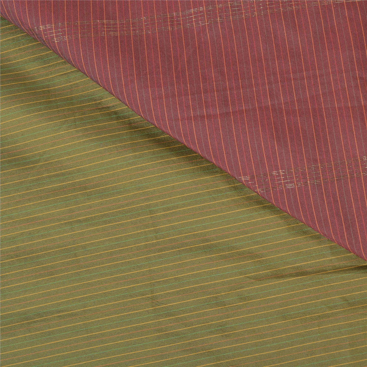 Sanskriti Vintage Grønne Sarees Kunstsilke Vævet Ilkal Premium Sari 5 Yard Bæredygtigt Stof