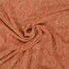Sanskriti Vintage Peach Sarees Blend Georgette Hand Beaded Premium Sari Sustainable Fabric