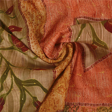 Load image into Gallery viewer, Sanskriti Vintage Indian Sarees 100% Pure Silk Hand Beaded Sari Craft Fabric
