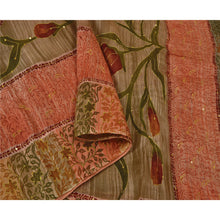 Load image into Gallery viewer, Sanskriti Vintage Indian Sarees 100% Pure Silk Hand Beaded Sari Craft Fabric
