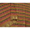 Sanskriti Vintage Indian Sarees Art Silk Woven Painted Premium Sari Craft Sustainable Fabric