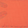 Sanskriti Vintage Peach Sarees Pure Cotton Printed Woven Kota Doria Sari Sustainable Fabric
