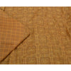 Sanskriti Vintage Brown Sarees Pure Silk Hand Beaded Woven Premium Sari Sustainable Fabric