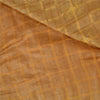 Sanskriti Vintage Brown Sarees Pure Silk Hand Beaded Woven Premium Sari Sustainable Fabric
