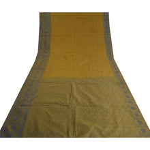 Load image into Gallery viewer, Sanskriti Vintage Green Indian Sarees Art Silk Woven Sari Craft 5 Yard Fabric
