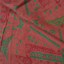 Load image into Gallery viewer, Sanskriti Vintage Pink Sarees 100% Pure Silk Hand Embroidered Sari Craft Fabric
