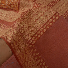 Load image into Gallery viewer, Sanskriti Vintage Brick Red Sarees 100% Pure Silk Woven Premium Sari Fabric
