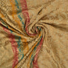 Sanskriti Vintage Indian Sarees Georgette Woven Premium Sari Craft 5 Yard Sustainable Fabric