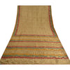Sanskriti Vintage Indian Sarees Georgette Woven Premium Sari Craft 5 Yard Sustainable Fabric