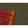 Sanskriti Vintage Dark Red Sarees Blend Cotton Woven Premium Sari Craft Sustainable Fabric