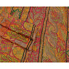 Sanskriti Vintage Indian Sarees 100% Pure Silk Hand Beaded Sari Craft Sustainable Fabric