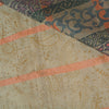 Sanskriti Vintage Brown Sarees Pure Silk Embroidered Block Printed Sari Sustainable Fabric