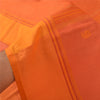 Sanskriti Vintage Orange Sarees Pure Silk Hand-Woven Premium Sari Craft Sustainable Fabric