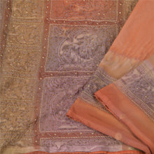 Load image into Gallery viewer, Sanskriti Vintage Indian Sarees Blend Silk Hand Beaded Premium Sari Craft Fabric
