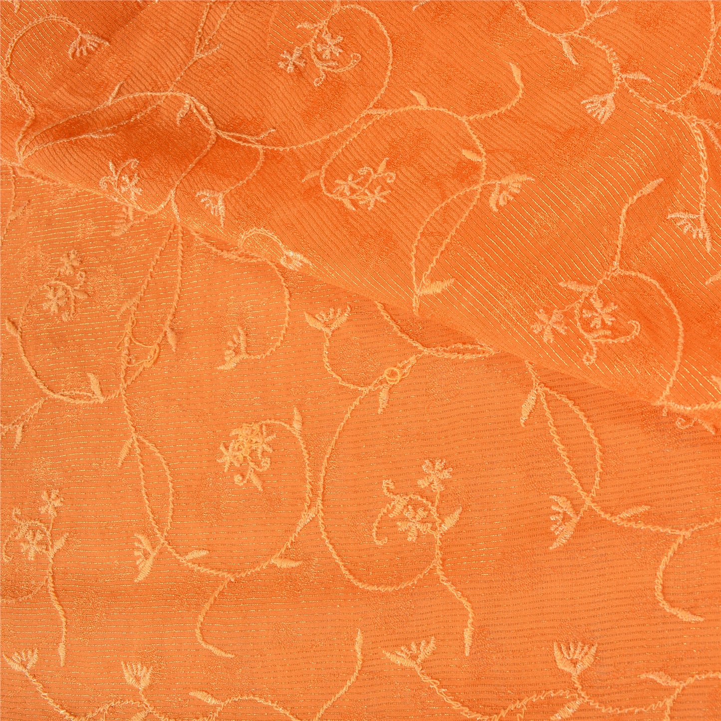 Сари из чистого шелка жоржет ручной работы из бисера на санскрите, сари из экологически чистой ткани