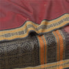 Sanskriti Vintage Brown Sarees Cotton Silk Woven Premium Sari Craft Sustainable Fabric