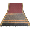 Sanskriti Vintage Brown Sarees Cotton Silk Woven Premium Sari Craft Sustainable Fabric