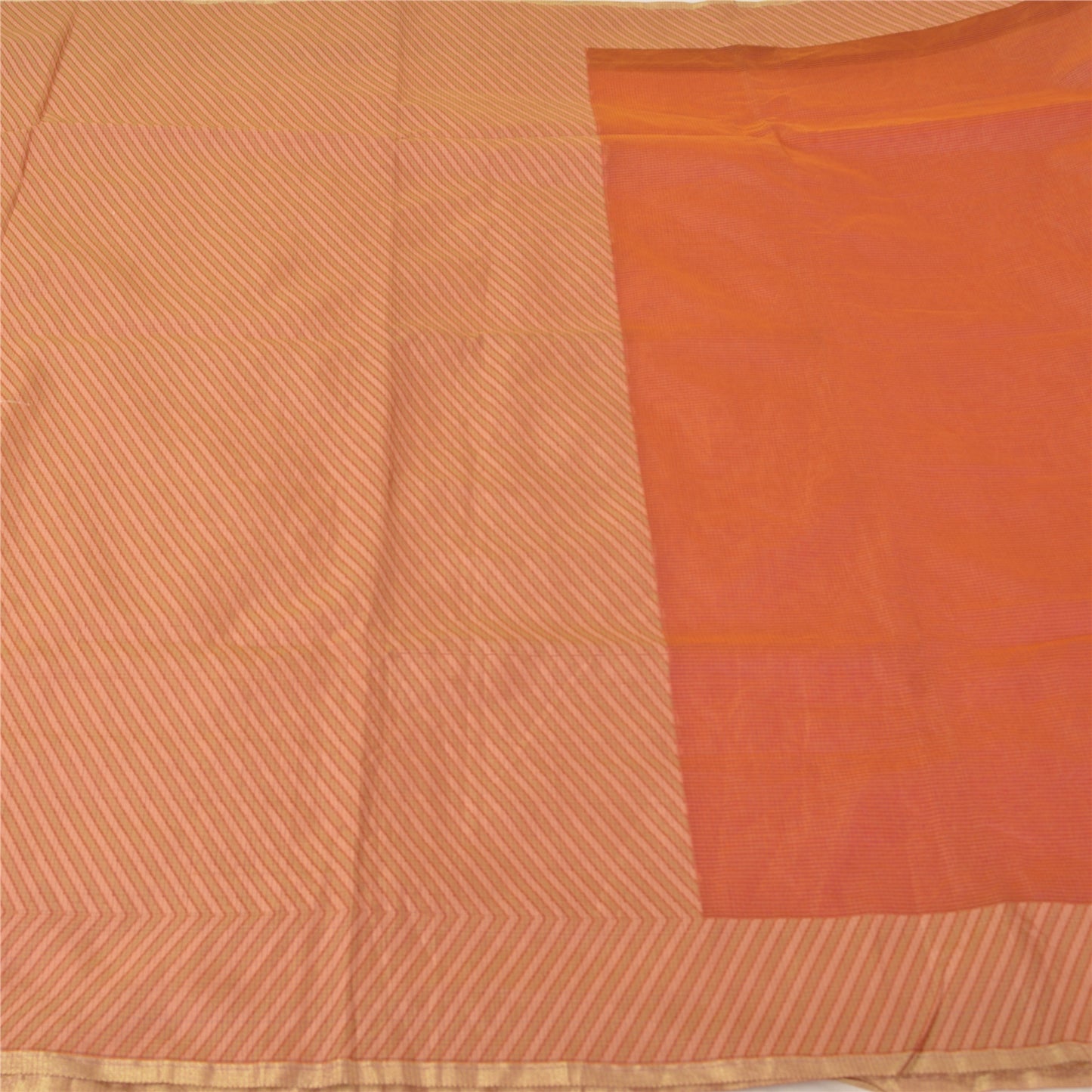 Sanskriti Vintage Pink Sarees Art Silk Woven Premium Sari Sustainable Fabric Stitched Blouse