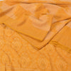 Sanskriti Vintage Yellow Sarees 100% Pure Silk Woven Premium Sari Craft Sustainable Fabric