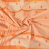 Sanskriti Vintage Peach Sarees 100% Pure Cotton Hand-Woven Premium Sari Sustainable Fabric