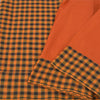 Sanskriti Vintage Orange Sarees Blend Cotton Woven Chettinad Premium Sari Sustainable Fabric