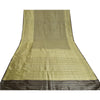 Sanskriti Vintage Dark Coffee Brown Sarees Blend Silk Woven Premium Sari Sustainable Fabric