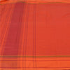 Sanskriti Vintage Orange Indian Sarees Cotton Silk Woven Premium Sari Sustainable Fabric