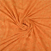 Sanskriti Vintage Orange Bollywood Sarees Pure Georgette Silk Beaded Sari Sustainable Fabric