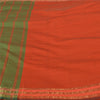 Sanskriti Vintage Green/Red Sarees Blend Silk Woven Ilkal Premium Sari Sustainable Fabric