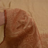 Sanskriti Vintage Brown Sarees 100% Pure Silk Woven Premium Sari Craft Sustainable Fabric