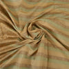 Sanskriti Vintage Brown/Green Sarees Pure Silk Woven Premium Sari Craft Sustainable Fabric