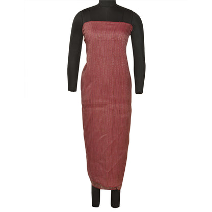 Санскритские винтажные розовые сари 100% чистый шелк тканый премиальный сари ремесло устойчивая ткань