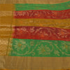 Sanskriti Vintage Indian Sarees 100% Pure Silk Woven Premium Sari Craft Sustainable Fabric