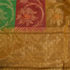 Sanskriti Vintage Indian Sarees 100% Pure Silk Woven Premium Sari Craft Sustainable Fabric