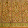 Sanskriti Vintage Saffron Indian Sarees 100% Pure Silk Woven Sari 5 YD Sustainable Fabric