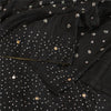 Sanskriti Vintage Black Sarees Satin Hand Beaded Woven Premium Sari Sustainable Fabric