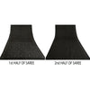 Sanskriti Vintage Black Sarees Satin Hand Beaded Woven Premium Sari Sustainable Fabric