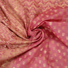 Sanskriti Vintage Pink Sarees 100% Pure Silk Woven Premium Sari Craft Sustainable Fabric
