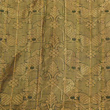 Load image into Gallery viewer, Sanskriti Vintage Green Sarees Pure Silk Woven Brocade Premium Zari Sari Fabric
